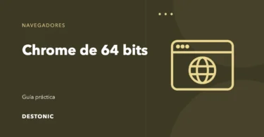 Ilustración editorial de Chrome de 64 bits