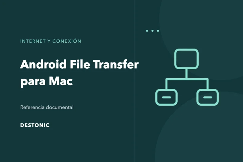 Ilustración editorial de Android File Transfer para Mac