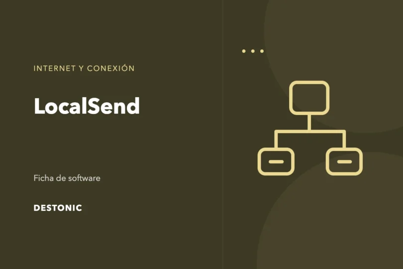 Ilustración editorial de LocalSend