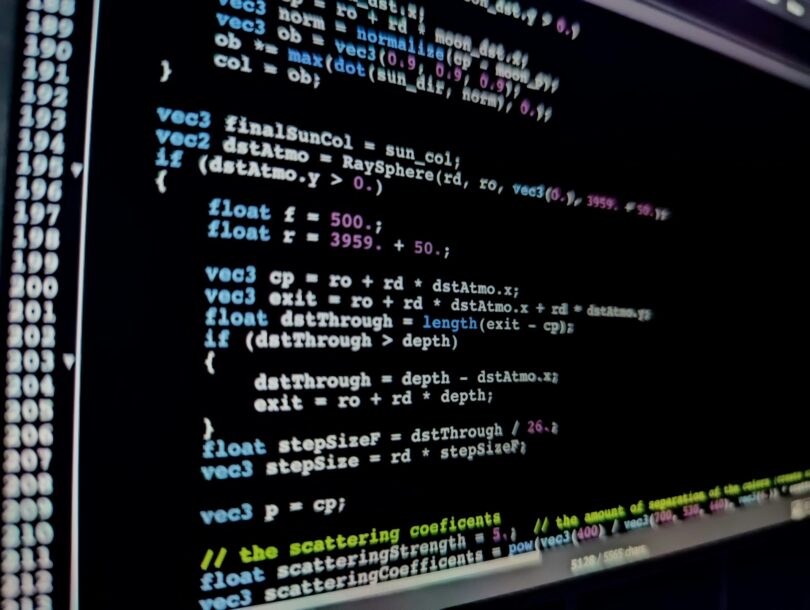 Pantalla de ordenador con captura de pantalla