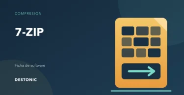 Ilustración editorial de 7-Zip
