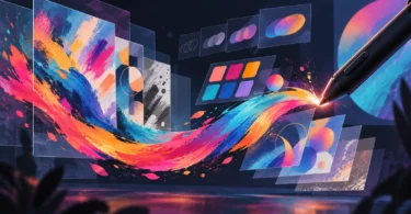 Ilustración editorial de pintura digital y animación con lápiz óptico